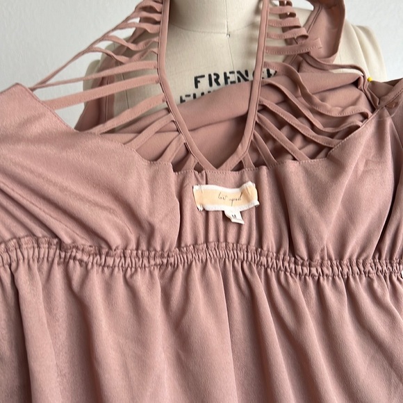 Anthropology Lost April dusty rose Maxi dress size medium - Picture 5 of 10